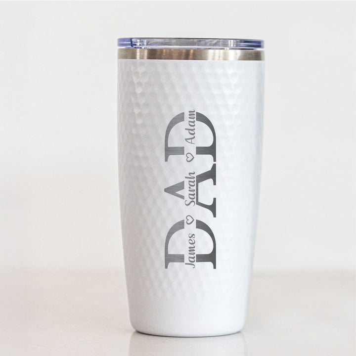 20oz Personalized Golf DAD Tumbler with Kids’ Names