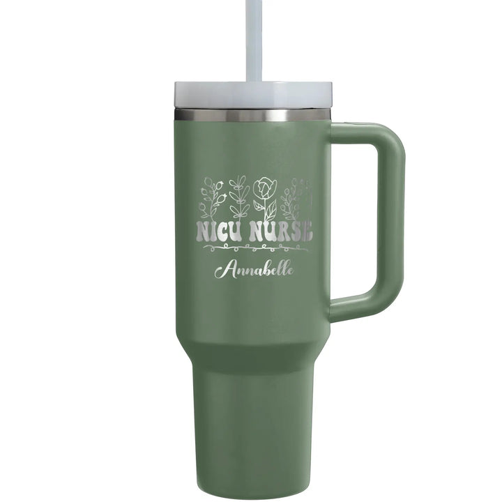 Personalize 40oz NICU Nurse Name Tumbler